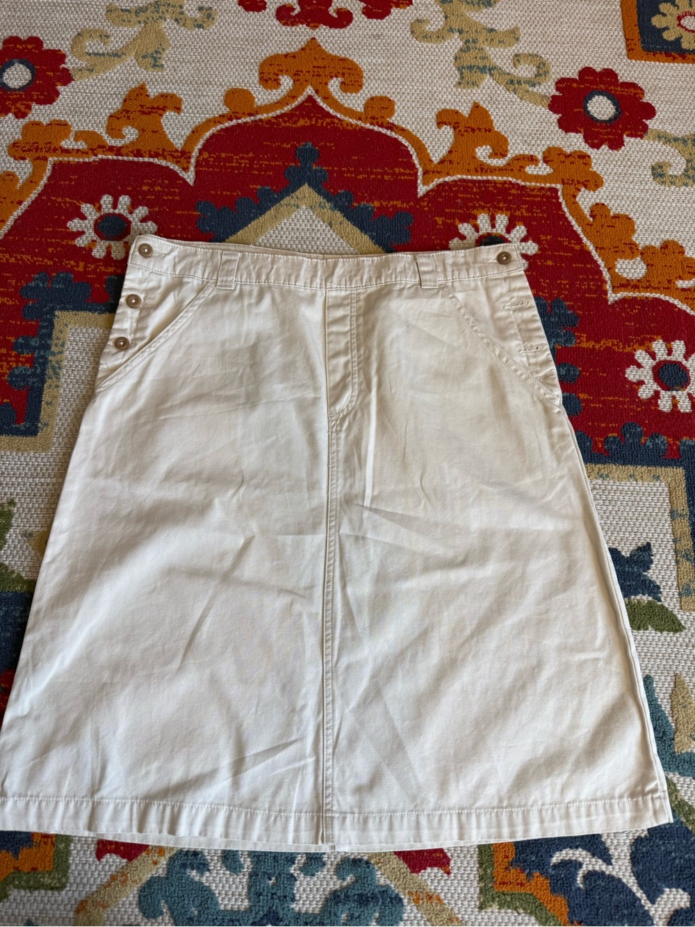 High Sierra Cream A-Line Skirt